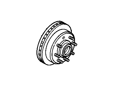 1993 Chevrolet P30 Brake Disc - 6260806