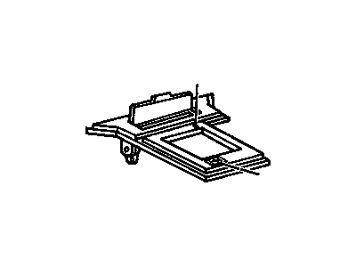 GM 10125108 Plate Assembly, Front Floor Console Trans Shift Opening Trim