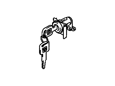 1996 Chevrolet Tracker Door Lock Cylinder - 96068547