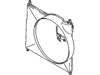 1998 Chevrolet Tracker Fan Shroud - 30012038