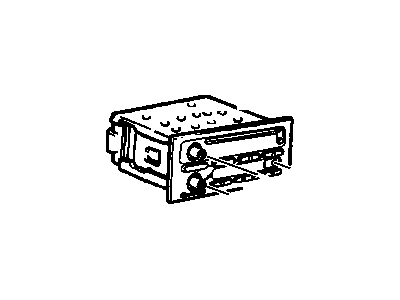 GM 15091316 Radio Assembly, Amplitude Modulation/Frequency Modulation Stereo & Clock & Audio Disc*Marked Print