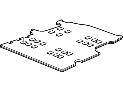 GM 25926334 Mat Assembly, Rear Floor