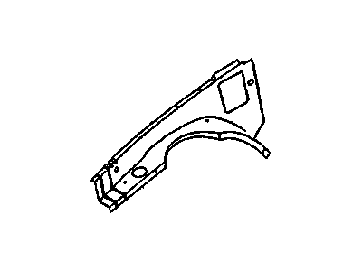 GM 15146521 Rail, Front Compartment Side