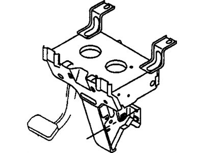 GM 97718885 Bracket,Brake & Accelerator Pedal