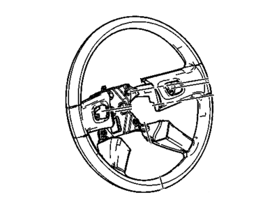 2006 Chevrolet SSR Steering Wheel - 15841861