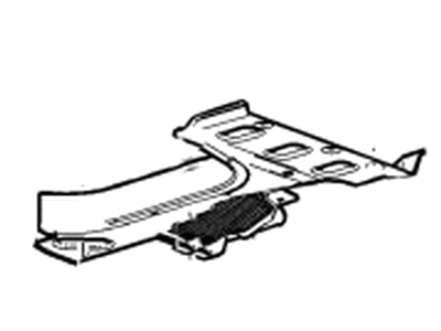 2015 Buick LaCrosse Underbody Splash Shield - 23258345