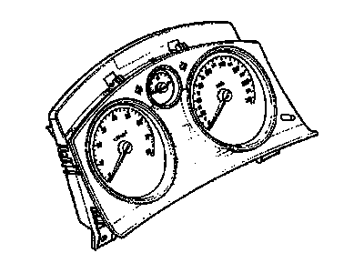 GM 13309076 Instrument CLUSTER