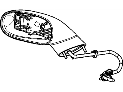 GM 15795837 Mirror Assembly, Outside Rear View