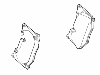 Chevrolet Corvette Brake Pad - 84777509