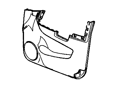 GM 20946912 Trim,Front Side Door