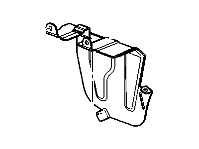 GM 12624953 Shield, Fuel Pipe