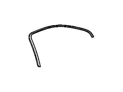 GM 20864020 Weatherstrip Assembly, Rear Side Door Window Inner