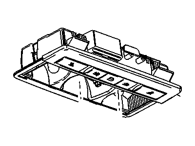 GM 22856791 Lamp Assembly, Center Reading & Courtesy *Neutral