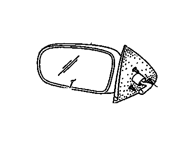 GM 88892498 Mirror Assembly,Outside Rear View, Right (Manual)