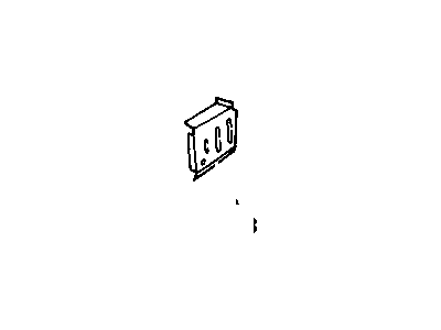 GM 20479394 Filler Assembly, Rear Compartment Floor To Quarter