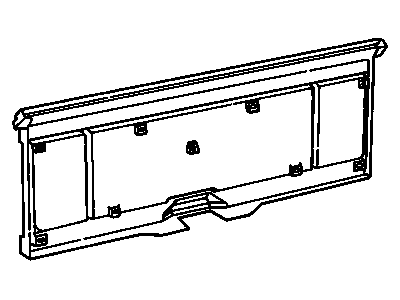 GM 22566691 Panel Assembly, Lift Gate Trim Finish *Graphite