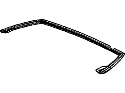 GM 10319827 Weatherstrip Asm,Folding Top Rear