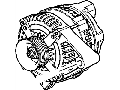 2009 Saturn Vue Alternator - 84009387