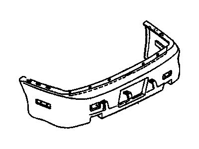 GM 10225757 Rear Bumper Cover