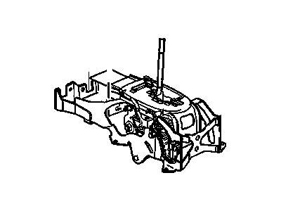 2002 Cadillac Seville Automatic Transmission Shifter - 25736471