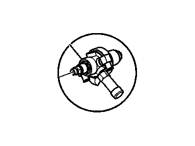 2003 Chevrolet Suburban Fuel Pressure Regulator - 52372245