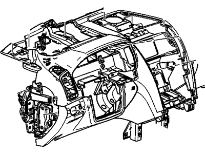 GM 25860224 Pad Assembly, Instrument Panel Accessory Trim *Cocoa