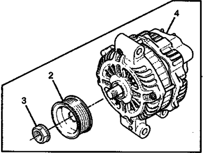 2008 Pontiac G8 Alternator - 92173959