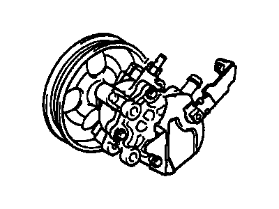 2005 Pontiac Vibe Power Steering Pump - 88970127