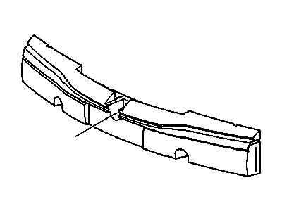 GM 10443609 Absorber, Front Bumper Fascia Energy