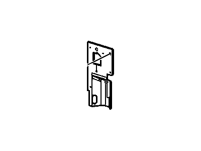 GM 15083918 Baffle,Radiator Support