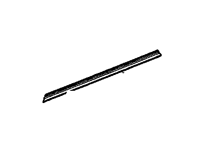 GM 20835971 Weatherstrip, Front Side Door Lower Auxiliary