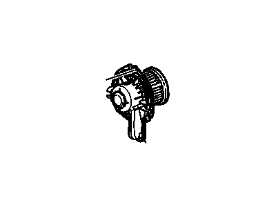 GM 25783777 Motor Assembly, Auxiliary Blower