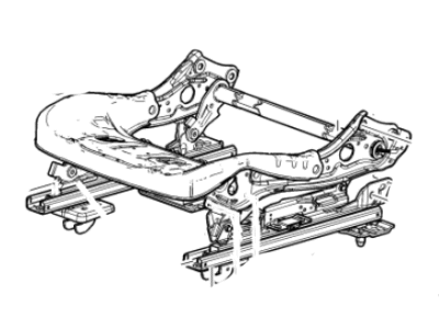 GM 13529739 Frame Assembly, F/Seat Cush