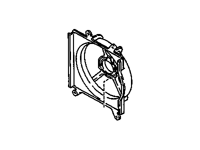 1989 Chevrolet Prizm Fan Shroud - 94847231