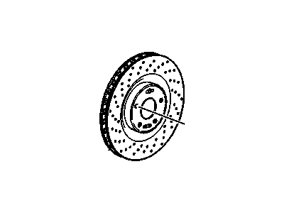 GM 22812086 Front Brake Rotor