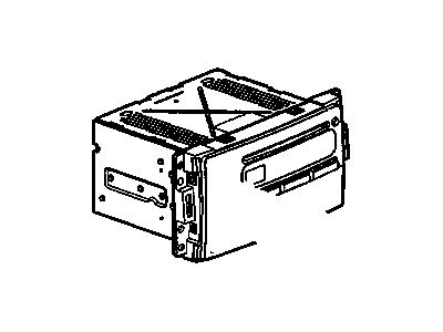 GM 15950719 Radio Assembly, Amplitude Modulation/Frequency Modulation Stereo & Audio Disc Player