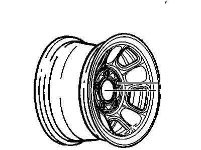 Chevrolet Astro Spare Wheel - 9593856
