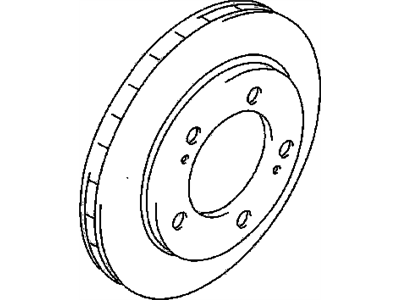 1999 Chevrolet Tracker Brake Disc - 30024673