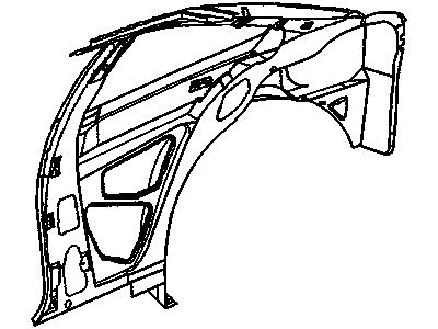 GM 88955235 Panel Kit,Quarter Inner & Rear Wheelhouse (LH)