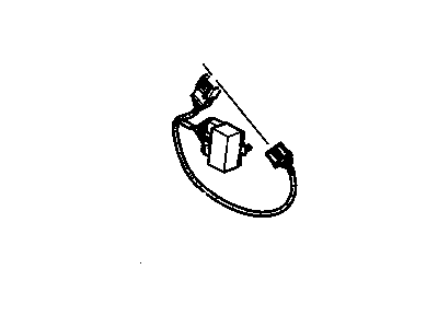 GM 89038607 Harness Asm,Brake Pedal Position Sensor