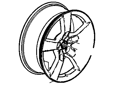 2013 Chevrolet Camaro Spare Wheel - 19301174