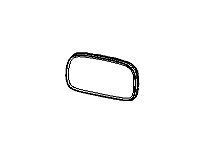 GM 25885323 Mirror, Outside Rear View (Reflector Glass & Backing Plate)