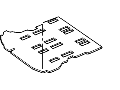 GM 10251445 Insulator, Floor Rear