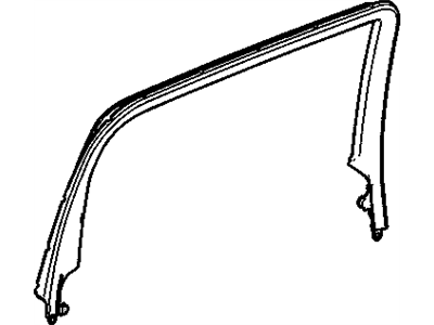 GM 95020974 Molding, Rear Side Door Window Garnish