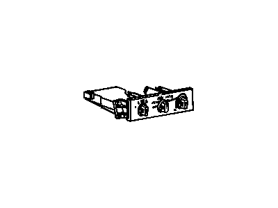 GM 1229455 Heater & Air Conditioner Control Assembly