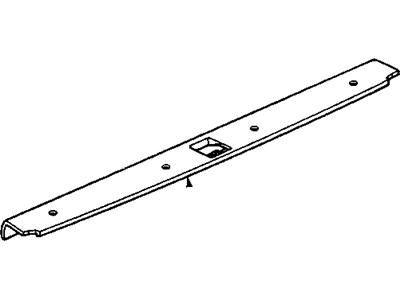 GM 10080963 Trim, Rear End Panel *Sapphire