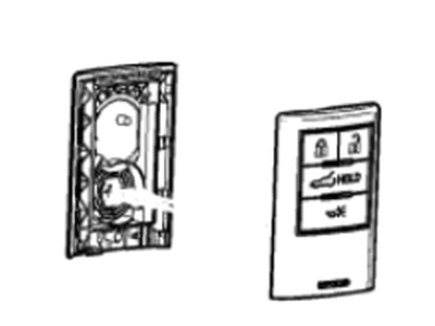 GM 23465952 Transmitter Assembly, Remote Control Door Lock & Theft Deterrent