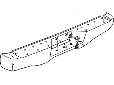 2000 Chevrolet Tahoe Bumper - 12471913