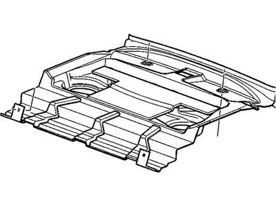 GM 15833066 Cover,Rear Window Trim Panel Speaker Opening