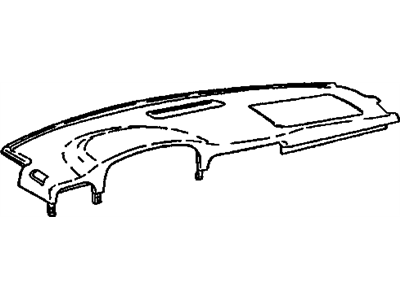 GM 10248201 Pad Assembly, Instrument Panel Upper Trim *Blue Adr D